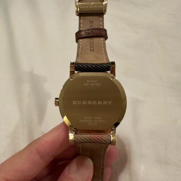 Women's Housecheck Fabric Strap Watch 38mm BU9041 - Picture 6 of 8